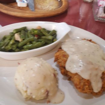 Brenham Grill - Chicken fried steak, mashed potatoes, and green beans. - Soul Food Near Me - Brenham, Texas Brenham Grill - Chicken fried steak, mashed potatoes, and green beans. - Soul Food Near Me - Brenham, Texas