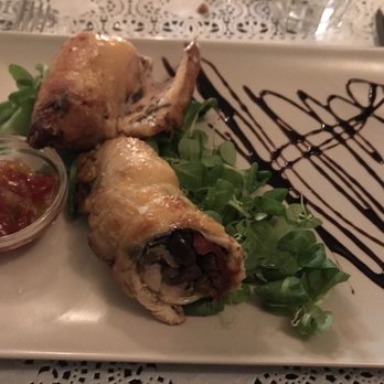 Etablì - Chicken thighs stuffed with tomatoes and olives - Wine Bars Near Me - Rome, RM Etablì - Chicken thighs stuffed with tomatoes and olives - Wine Bars Near Me - Rome, RM