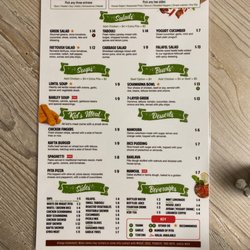 Angelo's - Najwa's menu side 2