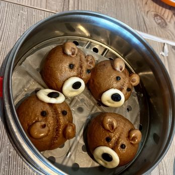 Bun World - Chocolate Brown Bear 4Pc 4Pc - Chinese Near Me - Anaheim, California