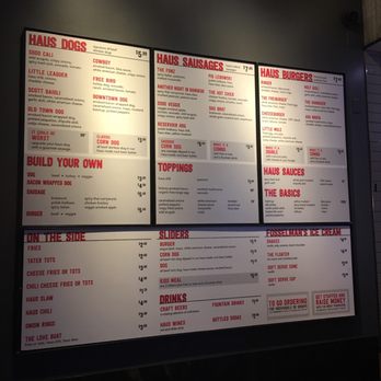 Dog Haus - Pasadena - THE Menu - New American Near Me - Pasadena, California