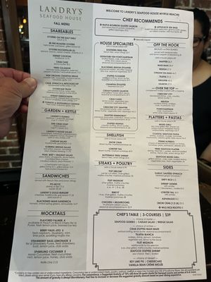 Menu photo 8 Landry's Seafood House Myrtle Beach, SC