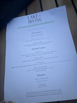 Menu photo 8 Lake & Irving Minneapolis, MN