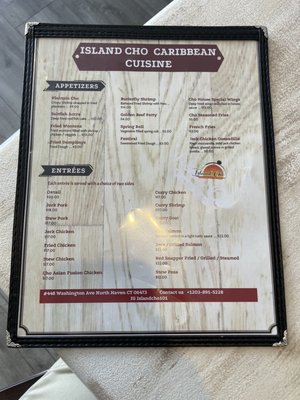 Menu photo 6 Island Cho North Haven, CT Menu photo 6 Island Cho North Haven, CT