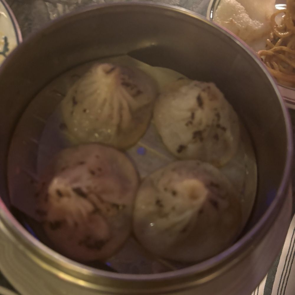 Nomad Tea Parlour - Truffle Chicken Soup Dumplings - Chinese Near Me - New York, New York Nomad Tea Parlour - Truffle Chicken Soup Dumplings - Chinese Near Me - New York, New York