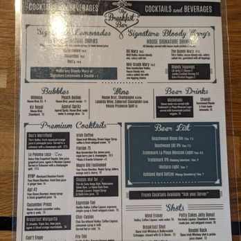 The Breakfast Bar - Menu - Oct '23 - Breakfast & Brunch Near Me - Long Beach, California The Breakfast Bar - Menu - Oct '23 - Breakfast & Brunch Near Me - Long Beach, California
