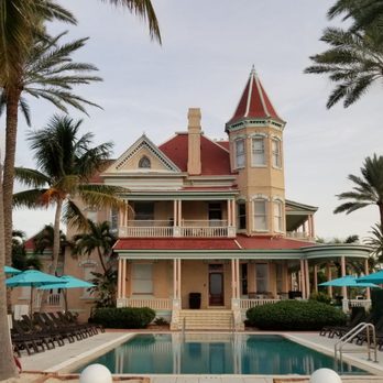 The Southernmost House - Early morning poolside at SH Hotel - Hotels Near Me - Key West, Florida