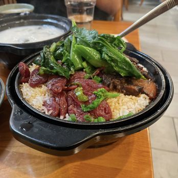 Lee's Kitchen - Chinese Sausage & Chinese Bacon Stone Pot Rice - Noodles Near Me - Redmond, Washington