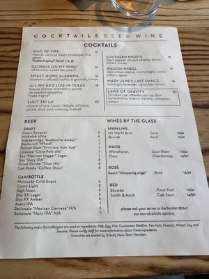 Menu photo 2 Cabin Juice Elevated Eatery & Bar Breckenridge, CO