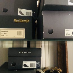 Lots of unworn Shoes.