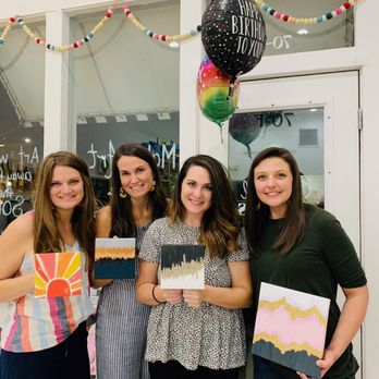 Coastal Makers - Abstract paintings - Paint & Sip Near Me - Mobile, Alabama