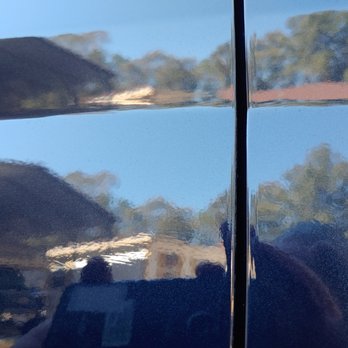 Rountree Moore Ford - Sanding marks [takes 30 days for the thinners to dissipate before these appear] and additional debris on LR door. - Car Dealers Near Me - Lake City, Florida
