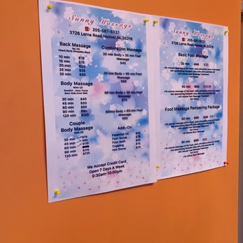 Sunny Massage - Beauty & Spas Near Me - Birmingham, Alabama Sunny Massage - Beauty & Spas Near Me - Birmingham, Alabama