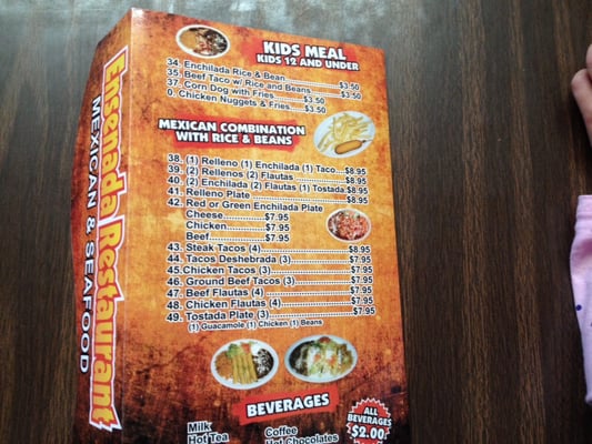 Menu photo 5 Ensenada Restaurant El Paso, TX