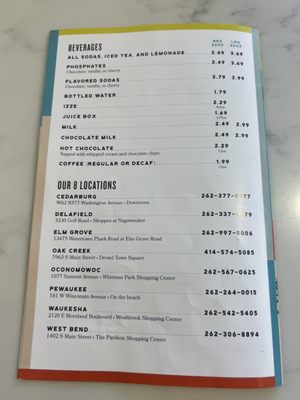 Menu photo 3 The Chocolate Factory Cedarburg, WI