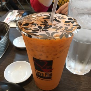 Love Pho Cafe - Thai tea at a Vietnamese place... - Vietnamese Near Me - Oxnard, California