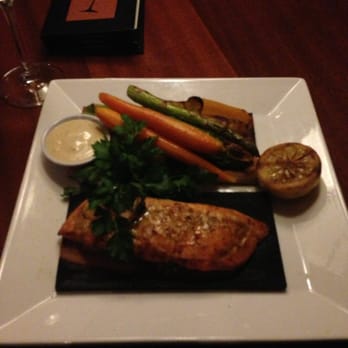 Seasons 52 - Cedar plank salmon - amazing - New American Near Me - Plano, Texas Seasons 52 - Cedar plank salmon - amazing - New American Near Me - Plano, Texas