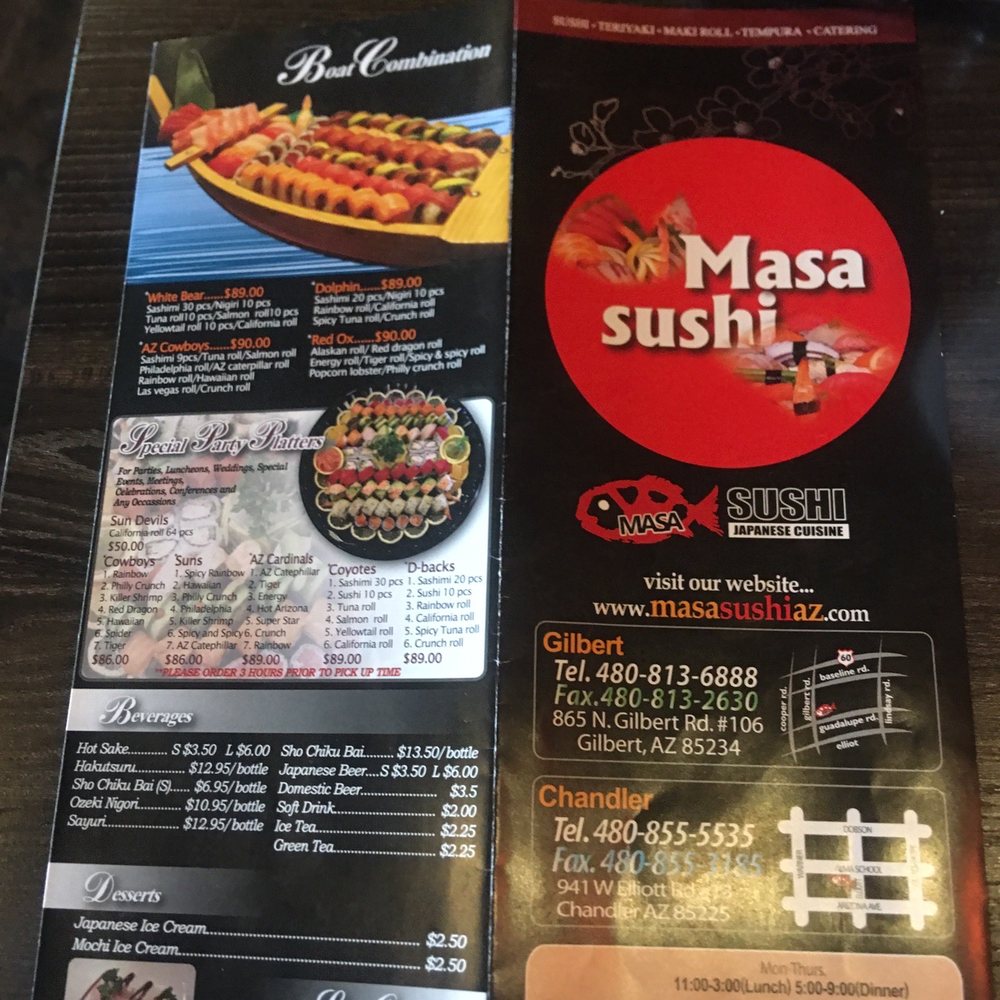 Masa Sushi - Sushi Bars Near Me - Gilbert, Arizona