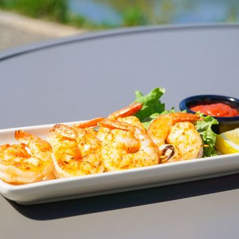 Lakeside Bar & Grill - Cajun Prawns with House-made cocktail sauce. - American Near Me - Portland, Oregon Lakeside Bar & Grill - Cajun Prawns with House-made cocktail sauce. - American Near Me - Portland, Oregon