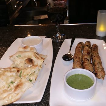 Utsav - One of my favorite dish chicken seek kabbab! Green sauce to die for! Garlic Naan Raita sauce a classic... - Indian Near Me - New York, New York Utsav - One of my favorite dish chicken seek kabbab! Green sauce to die for! Garlic Naan Raita sauce a classic... - Indian Near Me - New York, New York