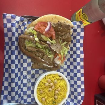 Danny’s Greek Cafe - Dannys Traditional Gyro plate - Greek Near Me - Fort Worth, Texas