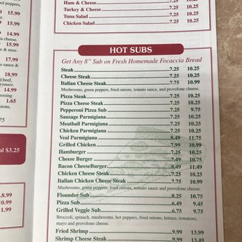 Bella Mia - Sub menu - Pizza Near Me - Curtis Bay, Maryland