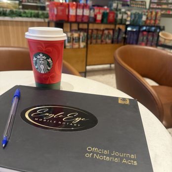 Starbucks - Eagle Eye Mobile Notary of Woodland conducting a notary appointment at Starbucks - Coffee & Tea Near Me - Woodland, California Starbucks - Eagle Eye Mobile Notary of Woodland conducting a notary appointment at Starbucks - Coffee & Tea Near Me - Woodland, California