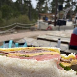 Cayucos Sausage - Roast beef, not too much Mayo with smoked cheddar. Yum!!