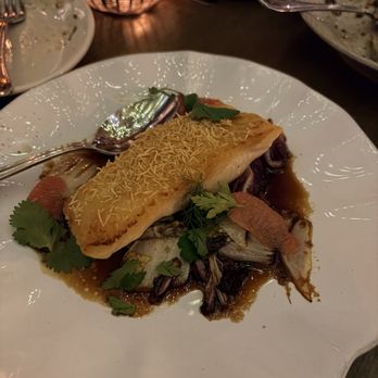 Aba - pan-seared halibut - Mediterranean Near Me - Chicago, Illinois