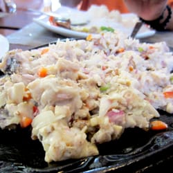 Palmeras Garden Restaurant - Tuna sisig. Be mindfull of the bones!
