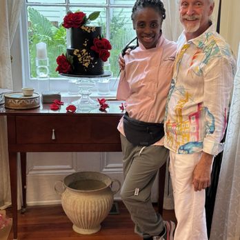 LadyB's - Chef Baindu with our birthday boy - Desserts Near Me