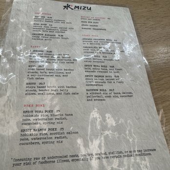 Mizu - Sushi Bars Near Me - Denver, Colorado