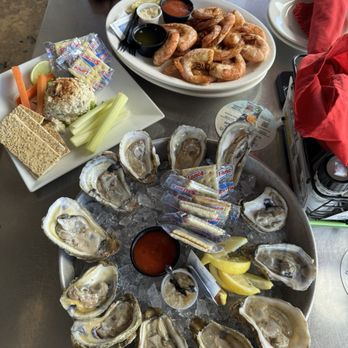 Conch Republic Seafood - A sampler of everything. Oysters, smoked tuna dip, and Royal reds. We loved everything - Seafood Near Me - Key West, Florida Conch Republic Seafood - A sampler of everything. Oysters, smoked tuna dip, and Royal reds. We loved everything - Seafood Near Me - Key West, Florida