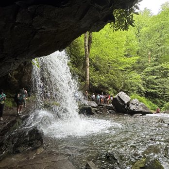 Grotto Falls - We made it! - Hiking Near Me - Gatlinburg, Tennessee