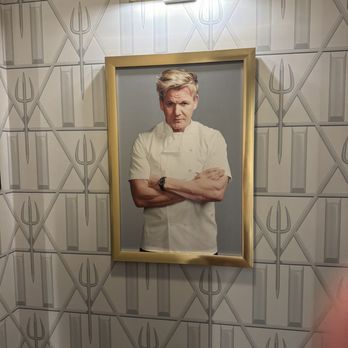 Hell's Kitchen - Picture of Gordon Ramsay by restrooms - Cocktail Bars Near Me - Funner, California Hell's Kitchen - Picture of Gordon Ramsay by restrooms - Cocktail Bars Near Me - Funner, California