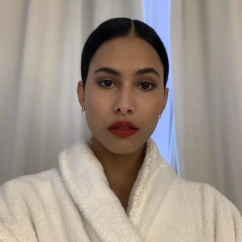 Brow Society NYC - My brows before microblading  AFTER being filled in with pencil, still uneven and just blehh - Eyebrow Services Near Me - New York, New York