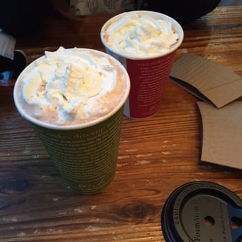 Klatch Coffee - A small and large hot cocoa ($0.25 difference! - Coffee & Tea Near Me - Ontario, California