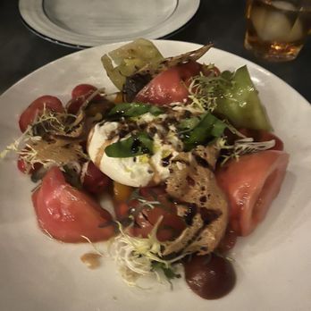 The Village Bakery - Heirloom tomato and burrata salad - Bakeries Near Me - Woodside, California The Village Bakery - Heirloom tomato and burrata salad - Bakeries Near Me - Woodside, California