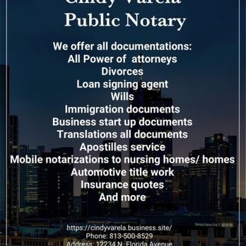 Cv Public Notary Services - Notaries Near Me - Tampa, Florida Cv Public Notary Services - Notaries Near Me - Tampa, Florida