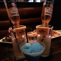 Beer-itas and spiked snow cone! ;)
