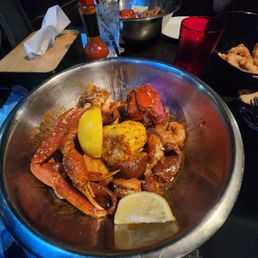 Lobster boil spicy . The portion size for the price was not worth it. Lobster boil spicy . The portion size for the price was not worth it.
