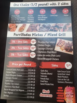 Menu photo 2 El Churrascaso Grill Tampa, FL