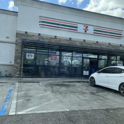7-Eleven - Store front next to police station!