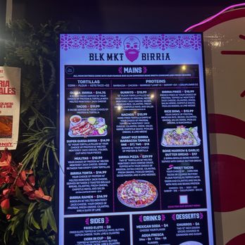 Blk Mkt Birria - The Conservatory - Menu - Tacos Near Me - Houston, Texas Blk Mkt Birria - The Conservatory - Menu - Tacos Near Me - Houston, Texas