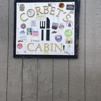 Corbet's Cabin - Building Sign - Waffles Near Me - Teton Village, Wyoming Corbet's Cabin - Building Sign - Waffles Near Me - Teton Village, Wyoming