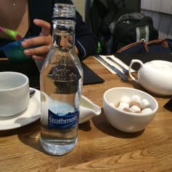 Time Cafe Bar - A little water and tea to begin.