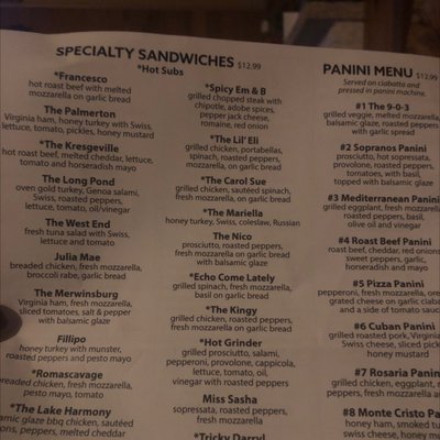 Menu photo 2 Michael’s Delicatessen Effort, PA Menu photo 2 Michael’s Delicatessen Effort, PA