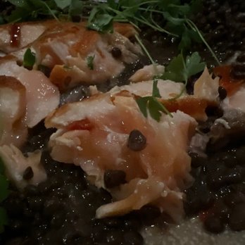 Serena Pastificio - Uncooked salmon uncooked after sending my cold ravioli back twice. - Italian Near Me - Atlanta, Georgia