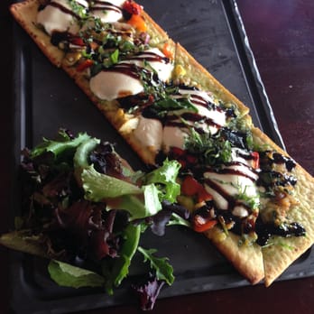Emmett's Brewing Co - Roasted Mozzarella Flatbread with Balsamic Dressing. A MUST try! - Bars Near Me - Palatine, Illinois