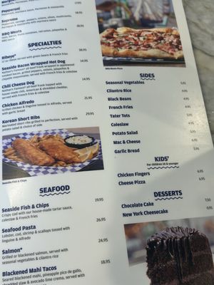 Menu photo 2 Seaside on the Pier Santa Monica, CA
